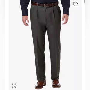 Men’s Haggar Dress Pants in Dark Grey